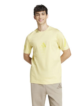 adidas - M Z.N.E. Tee Men Yellow Training T-Shirt
