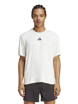 adidas - D4T Int. Tee Men White Training T-Shirt