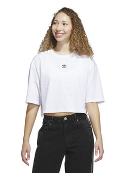 adidas Originals - Ess Crop Tee Women White Originals T-Shirt
