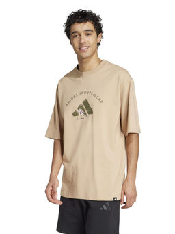 adidas - M C Doodle Sct Men Beige Training T-Shirt