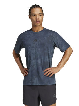 adidas - Power Aop Tee Men Blue Training T-Shirt