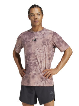 adidas - Power Aop Tee Men Mauve Training T-Shirt
