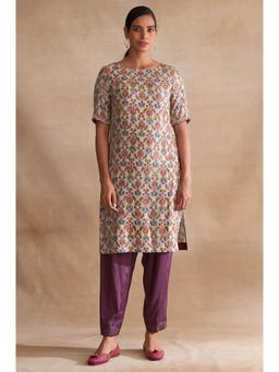 Folksong - Light Blue Handblock Print Kurta
