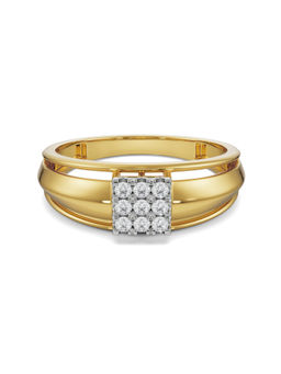EMORI - Dainty Band for Men in 18KT Gold | Authentic & Certified Lab Diamonds