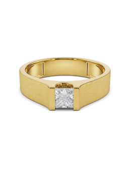 EMORI - Jacob Solitaire Men's Ring in 18KT Gold | Authentic & Certified Lab Diamonds