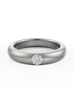 EMORI - Sleek Round Band in 14KT Gold | Authentic & Certified Lab Diamonds