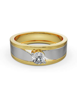 EMORI - Crimson for Him Men's Ring in 14KT Gold | Authentic & Certified Lab Diamonds