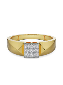 EMORI - Geneva for Him Men's Ring in 18KT Gold | Authentic & Certified Lab Diamonds