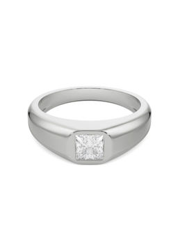 EMORI - William Princess Cut Men's Ring in 14KT Gold | Authentic & Certified Lab Diamonds
