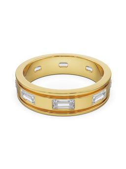 EMORI - Regal Wedding Band for Men in 14KT Gold | Authentic & Certified Lab Diamonds
