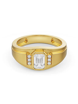 EMORI - Archie Men's Engagement Men's Ring in 18KT Gold | Authentic & Certified Lab Diamonds