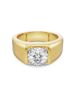 EMORI - Asher Men's Ring in 18KT Gold | Authentic & Certified Lab Diamonds