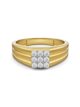 EMORI - Quadret Band for Men in 14KT Gold | Authentic & Certified Lab Diamonds