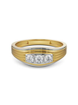 EMORI - Trio Band for Men in 14KT Gold | Authentic & Certified Lab Diamonds