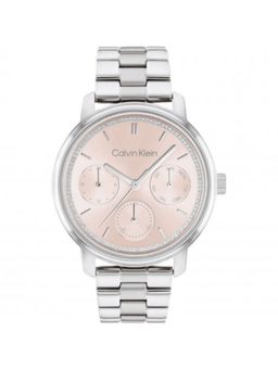 Calvin Klein - Minimalistic Multifunction Gold Crystal Round Dial Womens Watch - 25200176