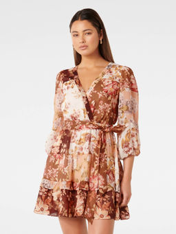 Forever New - Shelby Patchwork Mini Dress with Belt (Set of 2)