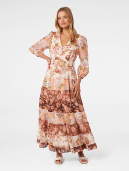 Forever New - Arlena Patchwork Maxi Dress with Belt (Set of 2)