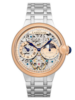Earnshaw - Barallier Automatic Dual Time Moonphase Watch For Mens -ES-8242-55