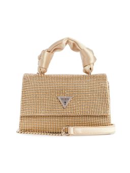 Guess - Women'S Stone Gold Aluminium Lua Top Handle Flap Shoulder Bag