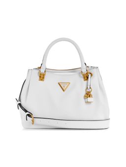 Guess - Women'S Solid White Polyurethane Cosette Luxury Handbag Bag