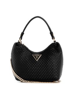 Guess - Women'S Textured Black Polyurethane Ethel Mini Hobo Bag