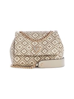 Guess - Women'S Braided Taupe Polypropylene Ranee Crossbody Bag