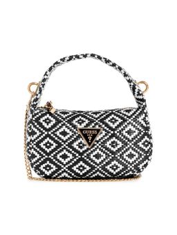 Guess - Women'S Braided Black Polypropylene Ranee Hobo Bag