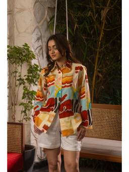 Beyond Tara - Multi-Colour Barcelona Shirt
