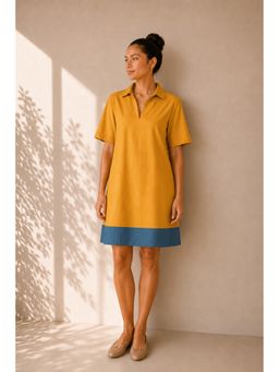 CANOOPI - Yellow Suntrail Polo Dress