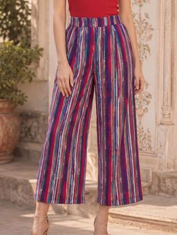 Sera - Multi-Colour Women Printed Cigarette Pant