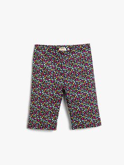 Koton - Girls Lacivert Printed Bottoms