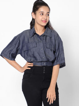 TeenTrums - Girls Denim Shirt Denim
