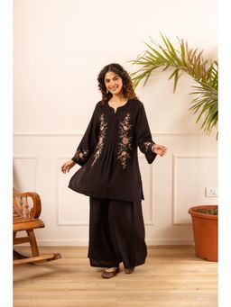 Autumnlane - Karen Sable Embroidery Cotton Co-Ord Set