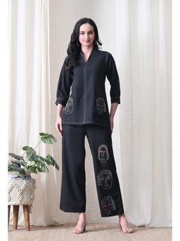 Autumnlane - Midushi Jade Embroidery Cotton Co-Ord Set