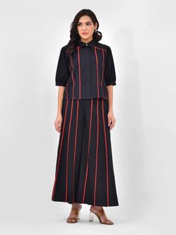 WE'AVE BY SHUBHKARI - Edgy Black Beauty Co-Ord Set