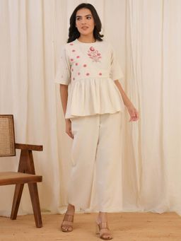 WE'AVE BY SHUBHKARI - Off-white Hues Co-Ord Set