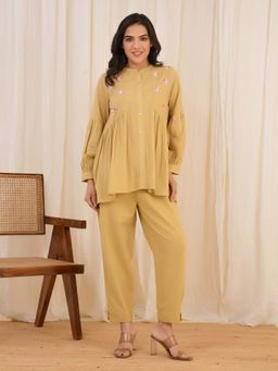 WE'AVE BY SHUBHKARI - Mustard Muse Co-Ord Set
