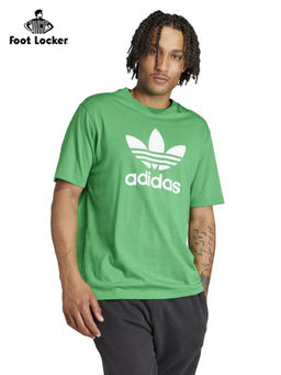 adidas - Originals Trefoil Men Green Solid T-Shirt