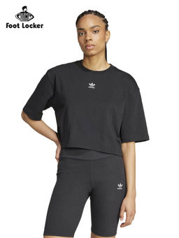 adidas - Originals Ess Crop Tee Women Black Originals T-Shirt