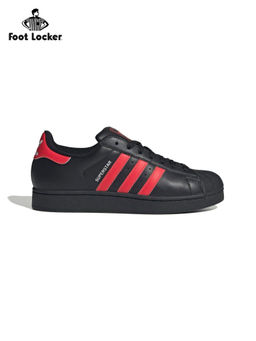 adidas Originals - Superstar Ii Unisex Black & Red Originals Sneakers