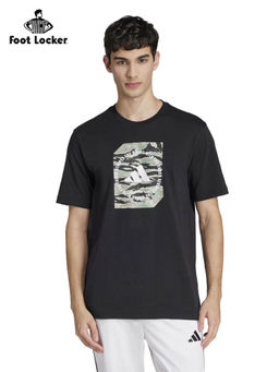 adidas - M C Camo Box T Men Black Training T-Shirt