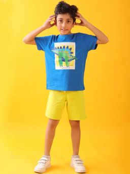 ANTHRILO - Stego Lime Boys T-Shirt with Shorts (Set of 2)