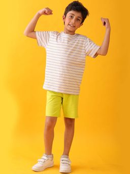 ANTHRILO - Thin Stripes Boys T-Shirt with Shorts (Set of 2)