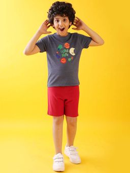 ANTHRILO - Outer Space Boys T-Shirt with Shorts (Set of 2)