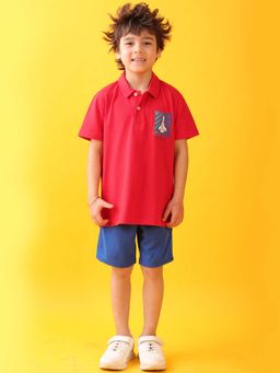 ANTHRILO - Aero Royal Boys T-Shirt with Shorts (Set of 2)