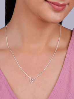 GIVA - 925 Silver Chandra Necklace