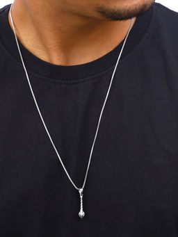 GIVA - 925 Silver Hanuman Gada Pendant with Box Chain for Him