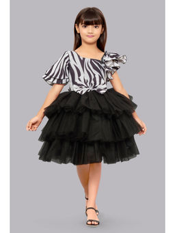 Pink Chick - Layered Printed Party Dress