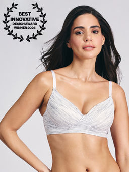 Nykd by Nykaa - Magic Lift Multiway Breathe Cotton Padded Non-Wired T-Shirt Bra NYB431 Off White