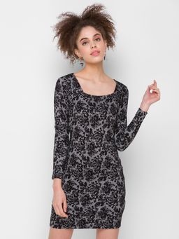 Globus - Self Design Grey Dress